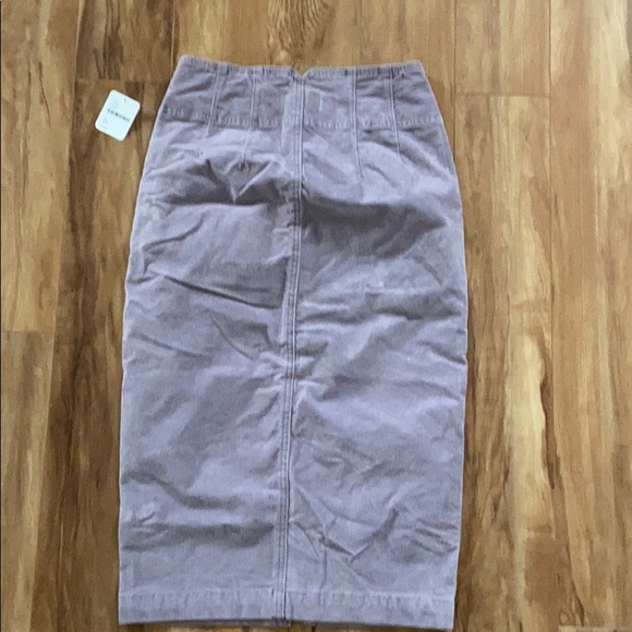 Free People Woman’s Corduroy Midi Skirt - Picture 3 of 9